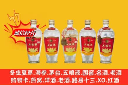 保定安新县回收老五粮液